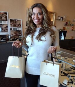 dolores catania at F. Silverman Jewelers in Woodcliff Lake, NJ