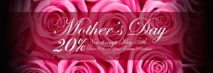 F. Silverman 20% off Mother's Day Special